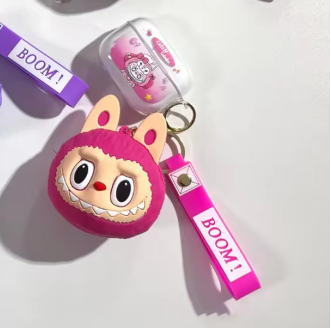 Labubu Earbuds Gift Pack – Includes Stylish Keychain Pouch